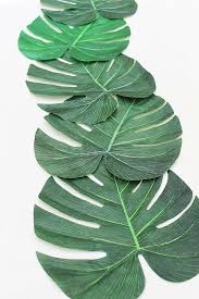 We Ll Be Back Palm Leaves Table Runner Leaf Table Decor Leaf Table