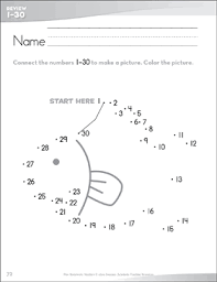review numbers 1 30 one through thirty send home pages printable skills sheets