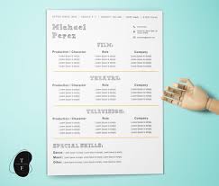 actor cv template acting resume icon