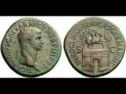 1 рубль 1965 20 лет победы над фашистской германией Sestercij 42 God Nashej Ery Moneta Drevnego Rima Sestertius 42 Ad Monedas