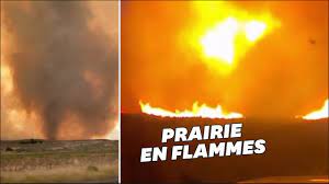 Lorsque les incendies sont intenses, la grande quantité de fumée qu'ils dégagent crée un climat propre au brasier. Une Tornade De Feu Filmee En Californie Youtube