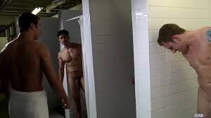 Tutors Boner in the Locker Room