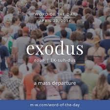 Wordoftheday Exodus Merriamwebster Dictionary Wotd Language Words In Other Languages Words Learn Hebrew