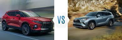 2017 toyota highlander vs 2016 mitsubishi outlander. 2020 Chevrolet Blazer Vs Toyota Highlander Burlington Chevrolet