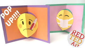Very simple instructions and easy to follow along. Emoji Diy Easy Pop Up Card Get Well Soon Youtube