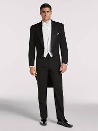 Learn about our wedding suit & tux rental process, how to build your look, order for groomsmen, our perfect fit guarantee & more! Black Full Dress Tail Tux By Joseph Feiss Tuxedo Rental Men S Wearhouse