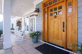 The door on the house below is technically a very pale yellow, but it is practically white. Best Front Door Color For A Blue House What Goes With Blue