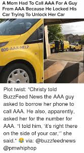 How the car buying service works*: A Mom Had To Call Aaa For A Guy From Aaa Because He Locked His Car Trying To Unlock Her Car 800 Aaa Help Plot Twist Christy Told Buzzfeed News The Aaa Guy