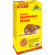 Durch gerüche, natürliche feinde, fressköder mit gift und schlagfallen. Neudorff Quiritox Wuhlmausstopp