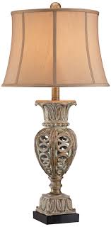 Grand Rue Washed Gold Table Lamp W7650 Lamps Plus Gold Table Lamp Table Lamp Traditional Table Lamps