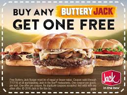 Second Buttery Jack Burger Free At Jack In The Box Food Design Jack In The Box Burger
