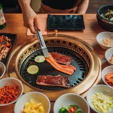 3 g fresh ginger, cut into slices (0.5 cm) . Koreanisches Barbecue Restaurant Dusseldorf Yoonsim