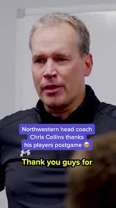 One of the best end-of-season speeches 🥲 #collegebasketball #cbb  #chriscollins #northwestern #speech #thankyou #marchmadness