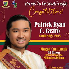 Congratulations Patrick Castro...