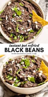 Instant Pot Refried Black Beans Recipe In 2020 Pot Recipes Easy Bean Recipes Refried Beans Recipe