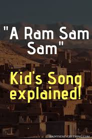 A Ram Sam Sam Kid S Song Full Lyrics Meaning Dad Fixes Everything Kids Songs Songs Singing Tips