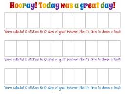 Printable Behavior Charts Worksheets Teachers Pay Teachers