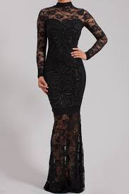 Shop Kami Shade Glamorous Black Lace Long Sleeve Turtle Neck Maxi Dress 119 00 Http Www Kamishade Com Haute Sequin Designer Dresses Glamorous Bla Pakaian