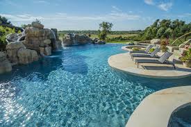 Maybe you would like to learn more about one of these? Infinity Edge Pool With Island Slide Waterfalls And Spa Pool Chicago By Platinum Poolcare Houzz