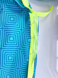 To make an umbrella hole in a tablecloth. Diy Umbrella Hole Tablecloth A Bias Binding Tutorial Little Stitch Studio