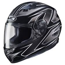 Black And White Motorcycle Helmet Hjc Cs R3 Spike Black White Silver Full Face Helmet Street Motorcycle Helmet Motorcycle Helmets