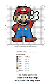 Buy one & get one free! Mario Pattern For Cross Stitch And Needlepoint By Tails32x On Deviantart