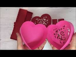 Love Heart Gift Box Svg Dxf And Pdf File Heart Gift Box Gift Box Gifts