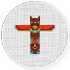 Maybe you would like to learn more about one of these? Indian Totem Cross Stitch Pattern Daily Cross Stitch