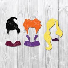 With this purchase you will be emailed an svg, dxf, png and jpg files. Hocus Pocus Sanderson Sisters Svg Dxf Cut File