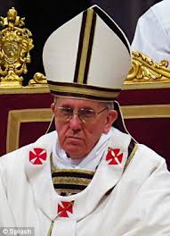 Image result for POPE FRANCIS EVIL  LOOK