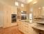 Blue Stained Kitchen Cabinets