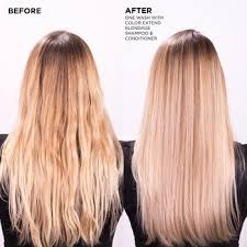 Learn how to make your own purple conditioner!it's easy and cheaper too!awesome for maintaining blonde locks,for better results do use a purple shampoo also. Everything You Need To Know About Purple Shampoo For Blonde Hair Redken