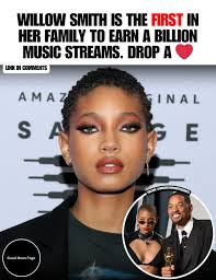 Willow Smith hits a billion streams