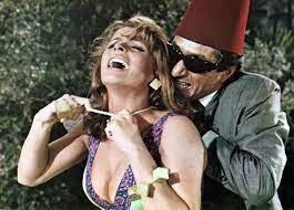 Senta berger appeared as francoise in the 1961 comedy thriller film es muss nicht immer kavier. The Ambushers 1967