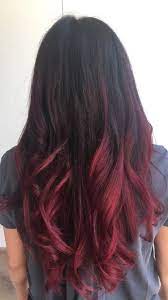cherry red balayage red balayage red balayage hair long red hair