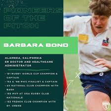Barbara Bond: A Rugby Legend's Journey to 1991 World Cup Glory %