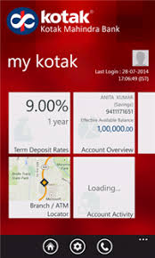 The kotak credit card balance transfer charges are: Kotak Mahindra Bank App Comes To Windows Phone