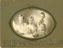 Lloyd, Julia, Dan, Thad, Howard Chastain, c. 1904