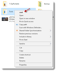 Summary Default Right Click Action Changes To Cmd For Folders In Windows 10 Double Clicking Folders Shows The Associat Windows Defender Shared Folder Folders