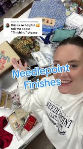 Replying to @Heather your beginner guide to needlepoint finishing! This is  maybe 1% of all the different things you can create and more what I have