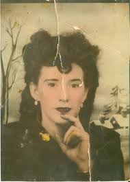 Can anyone make this photo of my mom more clear?