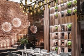 In the dining room, turn to softer materials, such as booths, or angled walls to absorb sound. Modern Restaurant Design Tag