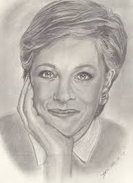 Meet Julie Andrews Celebrity Art Drawings Celebrity Drawings Drawing People