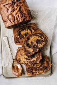 Bahan a 245 grtepung cakra 15 g tepung segitiga 1sdm susu bubuk 45 grgula. Amazing Nutella Swirl Banana Bread Recipe Baked Bree