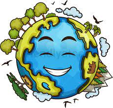 Image result for save earth. Healthy Earth Cartoon Vector Clipart Friendlystock Earth Day Drawing Earth Drawings Poster Drawing