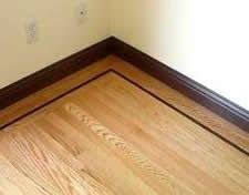 Hardwood Floor Border On Room Perimeter Hardwood Floors Wood Floor Design House Flooring