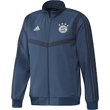Adidas Fc Bayern Munchen Prasentations Jacke 2019 2020 Blau Kaufen Bestellen Im Bild Shop