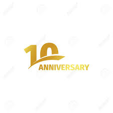 Geisoleerde Abstract Gouden 10e Verjaardag Logo Op Een Witte Achtergrond 10 Nummer Logo Tien Jaar Pictogram Jubileumviering Tiende Verjaardag Embleem Vector Illustratie Royalty Vrije Cliparts Vectoren En Stock Illustratie Image 68299836