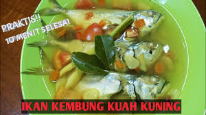 4 resep tongkol asap kangkung. Ikan Kembung Kuah Kuning Praktis Resep Ikan Bumbu Kuning Pesmol Youtube
