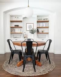 It features a straightforward linen lampshade and it is painted a distressed white to make it appear more antique. Mid Century Suspension Lamp For Your Interior Design Www Delightfull Eu Visit For Mid Century Mo White Dining Room Simple Dining Table Dining Room Design